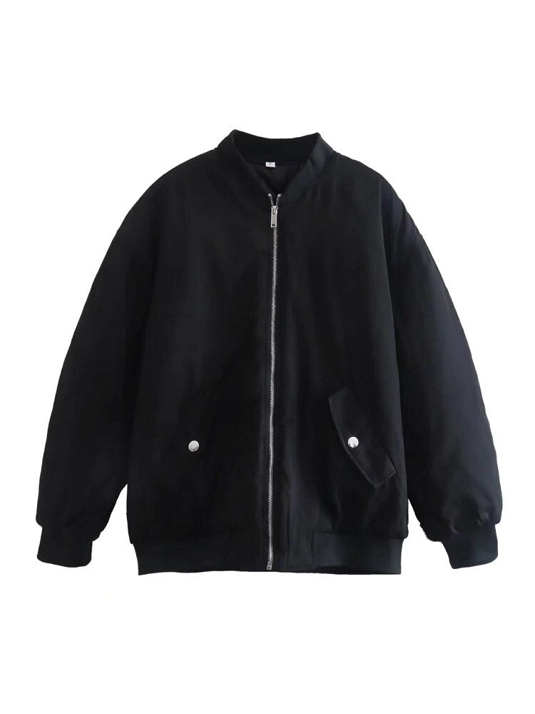 Veste Bomber Oversize Tendance pour Femmes