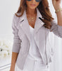 Veste en Suède Élégante pour Femmes