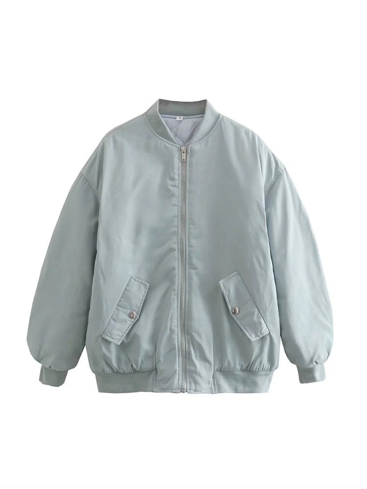 Veste Bomber Oversize Tendance pour Femmes