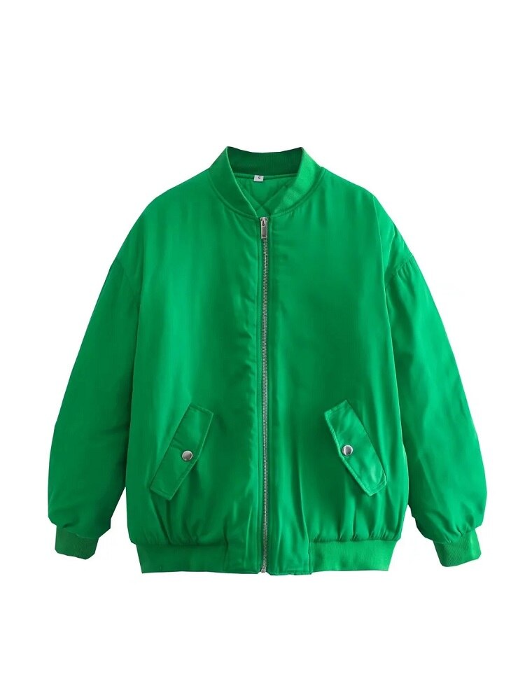 Veste Bomber Oversize Tendance pour Femmes