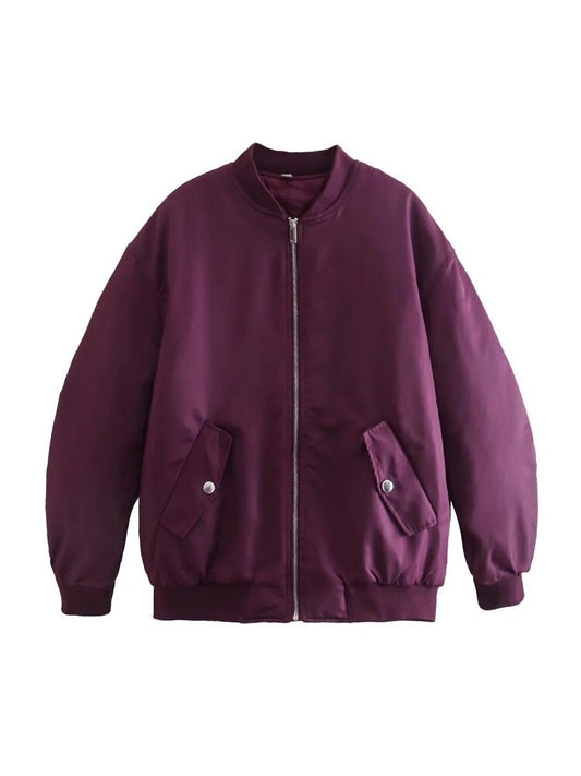 Veste Bomber Oversize Tendance pour Femmes