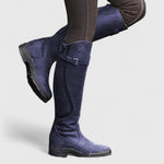 Bottes Cavalières Hautes en Simili Cuir pour Femme