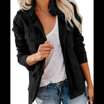 Veste à Col Revers en Coton pour Femme - Emilia Lane