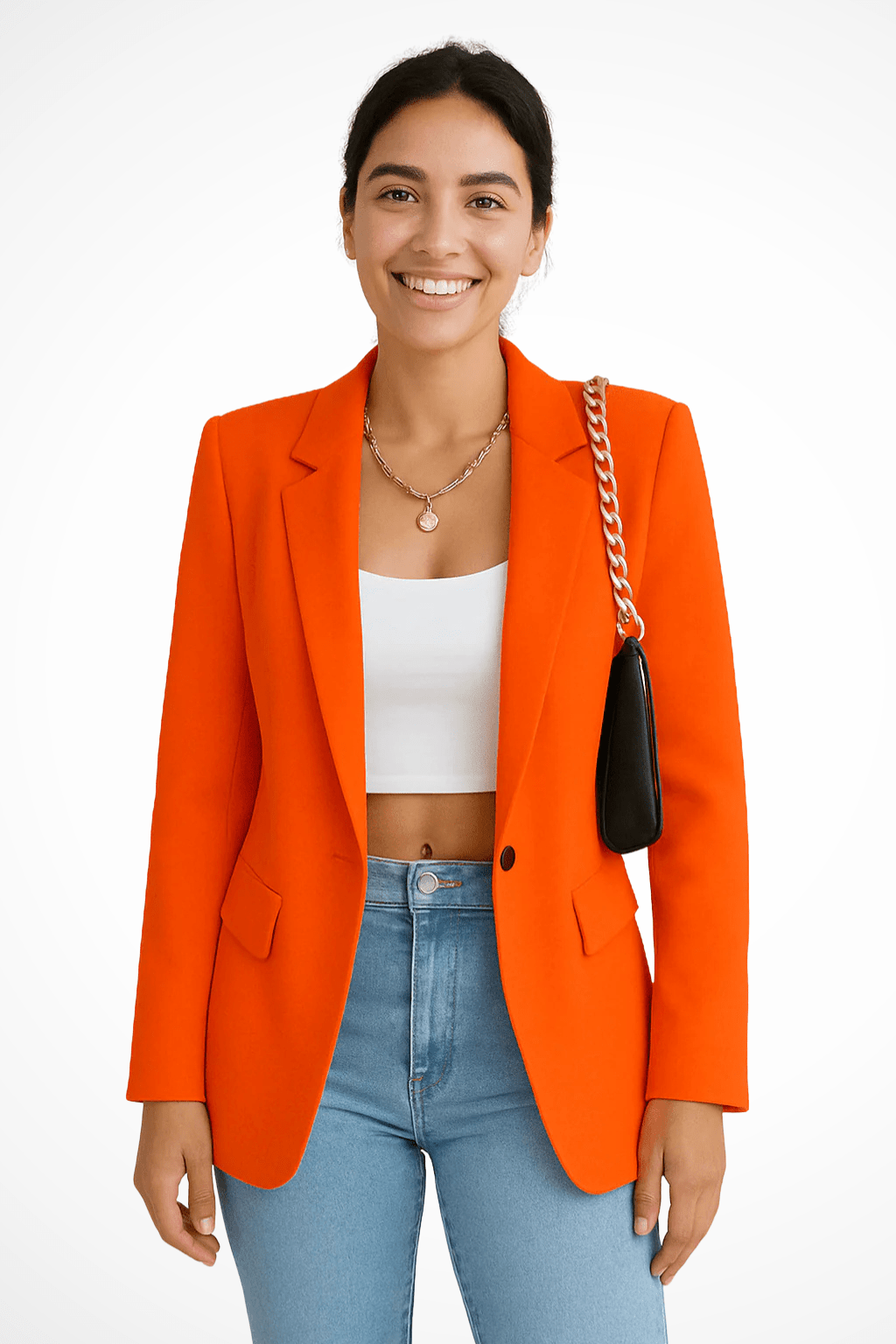 Veste Blazer Cardigan à Manches Longues pour Femmes - Emilia Lane