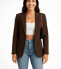 Veste Blazer Cardigan à Manches Longues pour Femmes - Emilia Lane