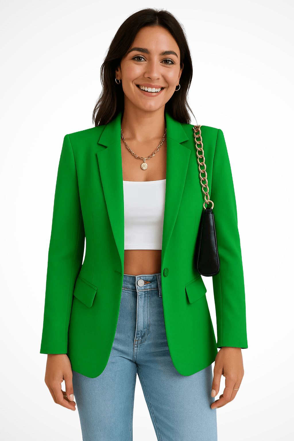 Veste Blazer Cardigan à Manches Longues pour Femmes - Emilia Lane