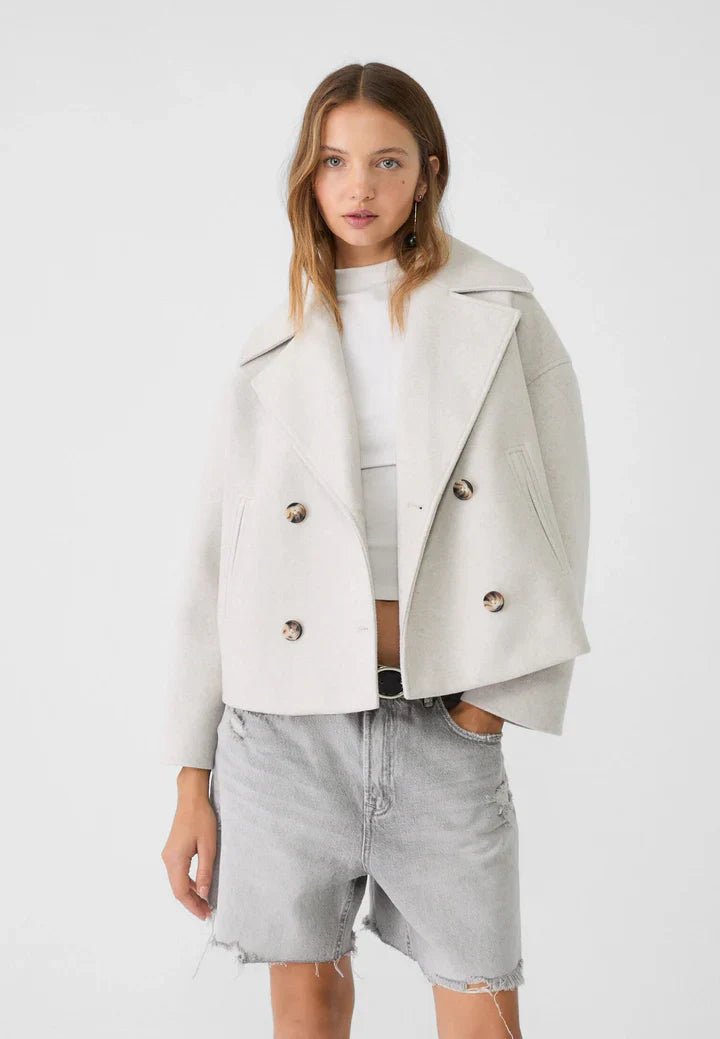 Veste courte à double boutonnage pour femme - Emilia Lane