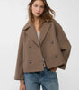 Veste courte à double boutonnage pour femme - Emilia Lane