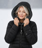 Veste d'hiver matelassée avec capuche pour femmes - Emilia Lane