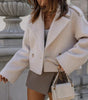 Veste droite en laine pour femmes - Emilia Lane