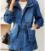 Veste en denim soulignant la taille pour femmes - Emilia Lane
