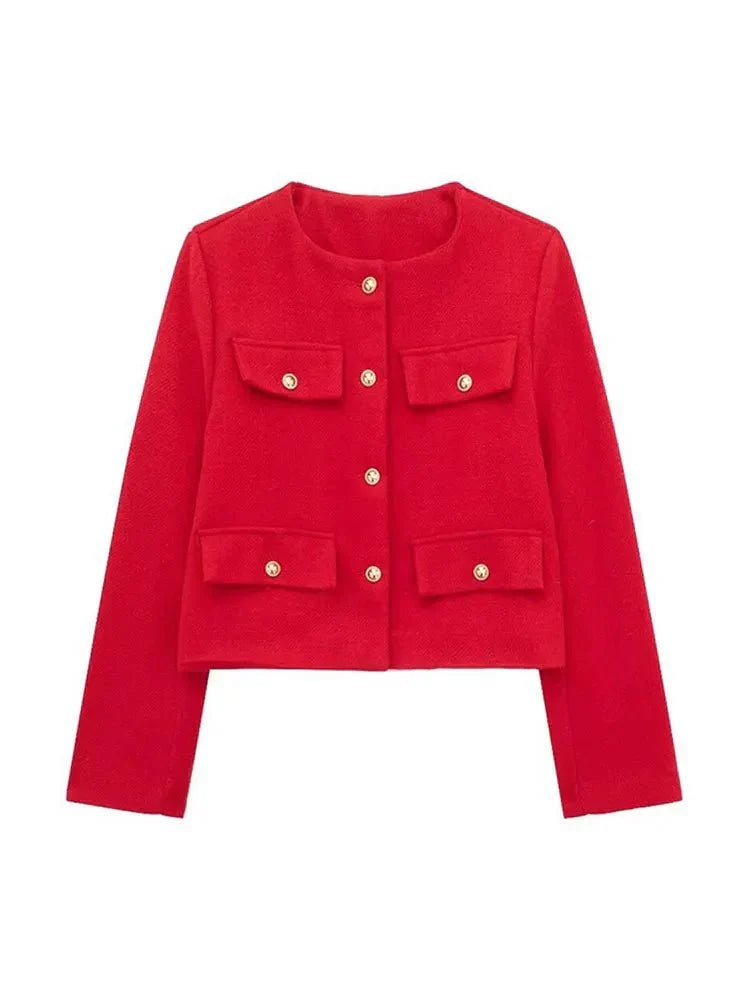 Veste en Tweed Classique pour Femme - Emilia Lane