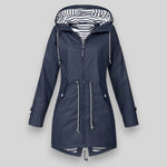 Veste Imperméable à Capuche et Cintrée pour Femme | Idéale pour le Quotidien - Emilia Lane