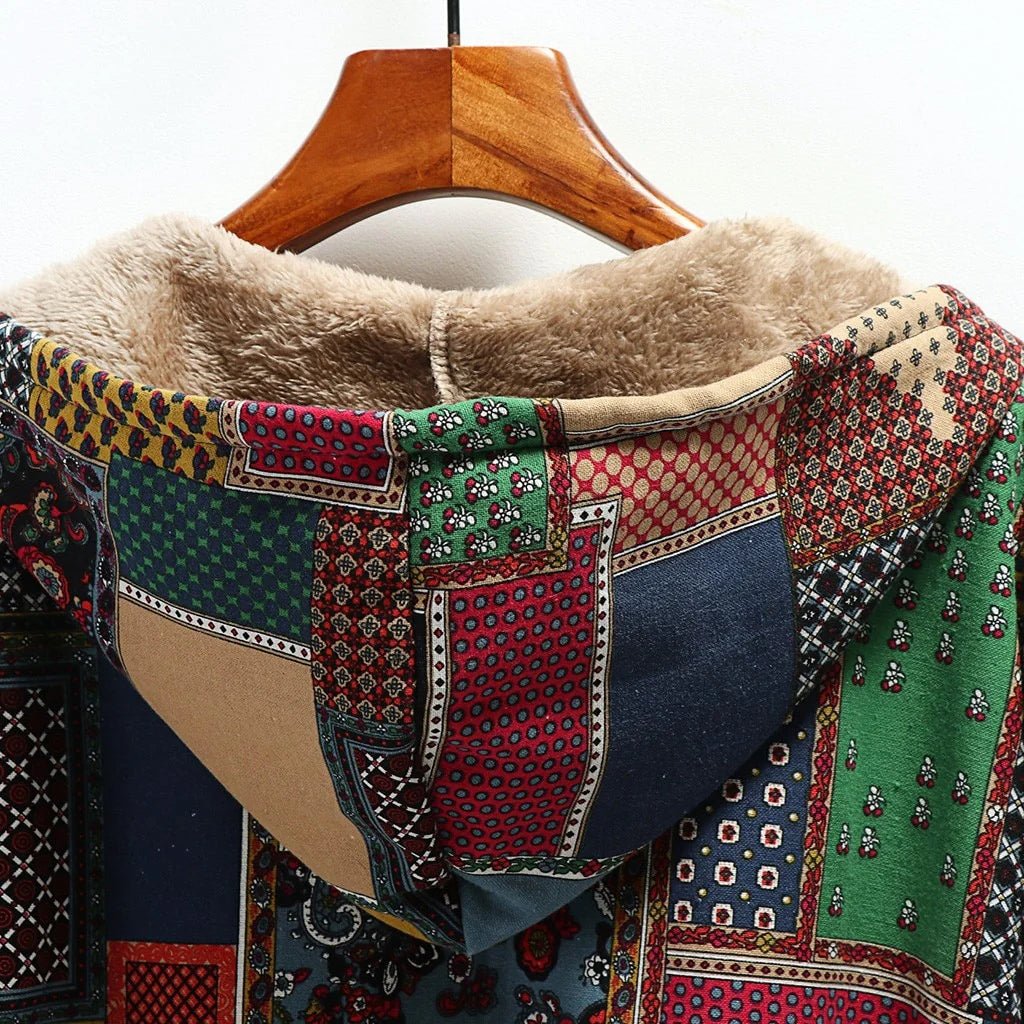 Veste Imprimée à Capuche et Doublure en Peluche pour Femmes - Emilia Lane