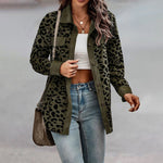 Veste Longue Imprimée Léopard pour Femmes - Emilia Lane