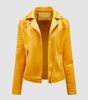 Veste Motard Perfecto Asymétrique en Simili Cuir pour Femme - Emilia Lane