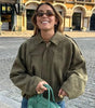 Veste Oversize en Suédine pour Femme - Emilia Lane