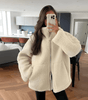Veste Zippée Teddy à Coupe Décontractée pour Femmes - Emilia Lane