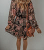 Robe Vintage à Imprimé Floral pour Femmes