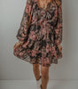 Robe Vintage à Imprimé Floral pour Femmes