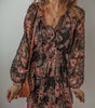 Robe Vintage à Imprimé Floral pour Femmes