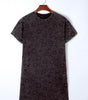 Robe T-Shirt Vintage Imprimé Léopard pour Femmes