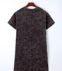 Robe T-Shirt Vintage Imprimé Léopard pour Femmes