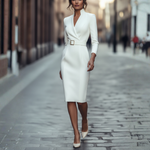 Robe Fourreau Ceinturée pour Soirées pour Femmes