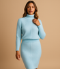Robe Midi Élégante pour Hiver pour Femmes