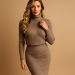 Robe Midi Élégante pour Hiver pour Femmes