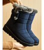 Botte Mi-Mollet en Fourrure pour Femme