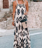 Robe d'Été Imprimée Aztèque pour Femmes