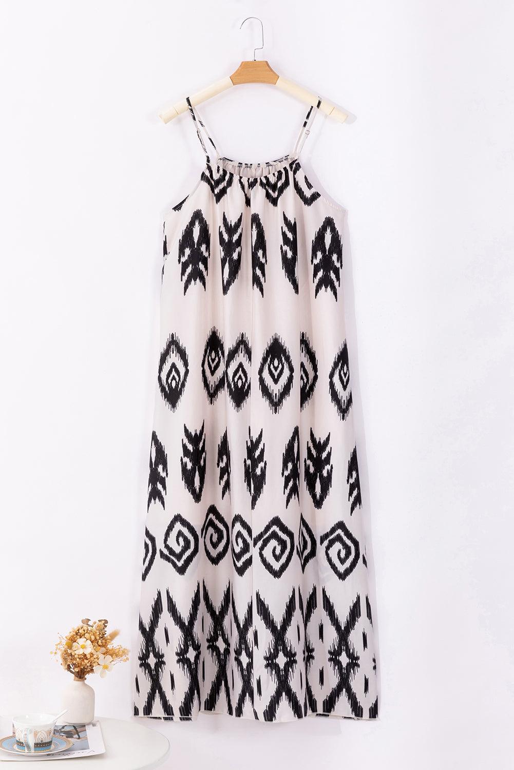 Robe d'Été Imprimée Aztèque pour Femmes