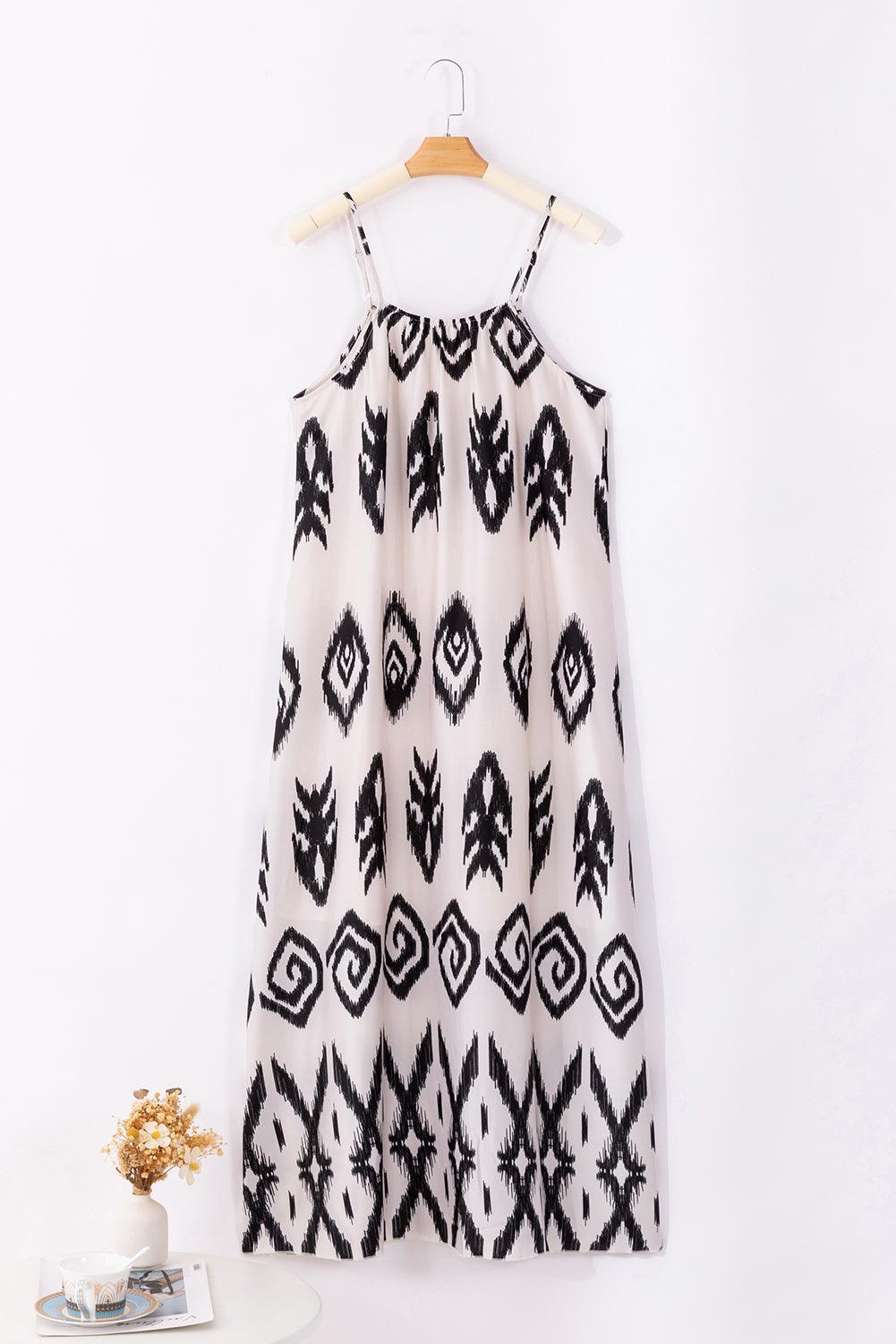 Robe d'Été Imprimée Aztèque pour Femmes