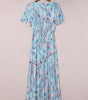Robe Portefeuille Décolleté en V Imprimé Floral pour Femmes