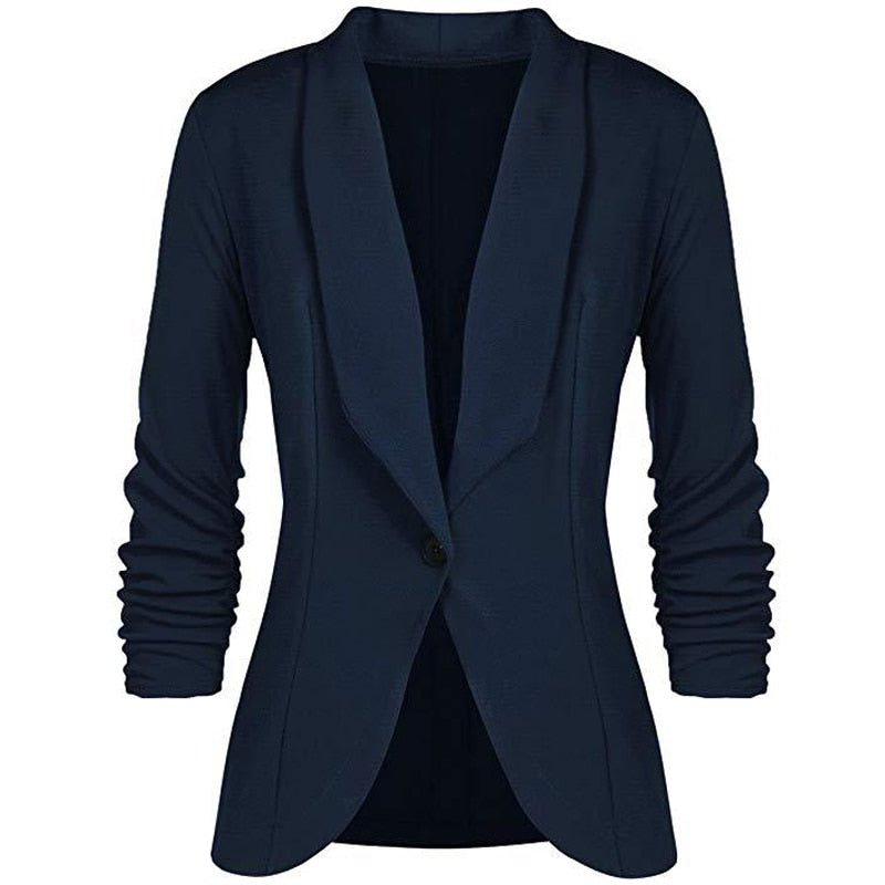 Veste Blazer Élégante à Manches Longues pour Femmes