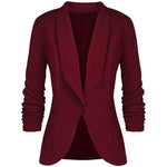 Veste Blazer Élégante à Manches Longues pour Femmes
