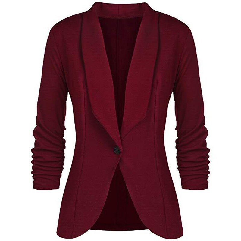 Veste Blazer Élégante à Manches Longues pour Femmes