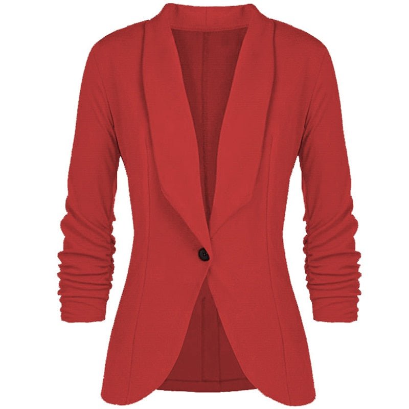 Veste Blazer Élégante à Manches Longues pour Femmes
