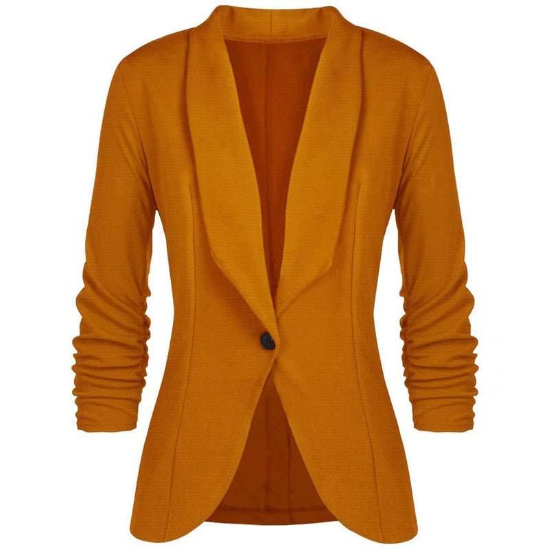 Veste Blazer Élégante à Manches Longues pour Femmes