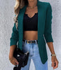 Blazer Ajusté à Manches Longues pour Femmes