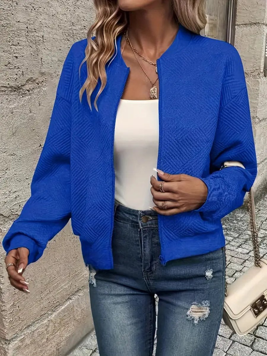 Veste Bomber Courte Matelassée pour Femme