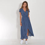 Robe d'Été Imprimée Floral pour Femmes