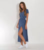 Robe d'Été Imprimée Floral pour Femmes