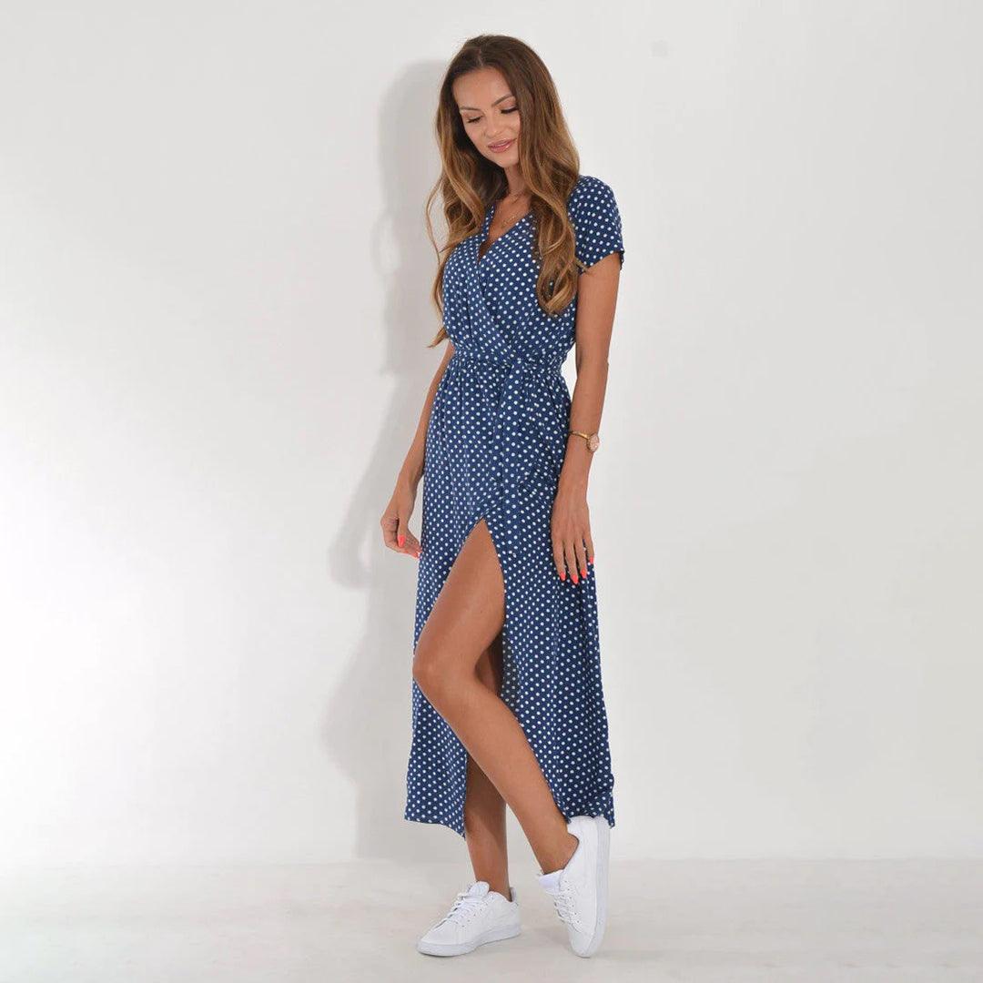 Robe d'Été Imprimée Floral pour Femmes