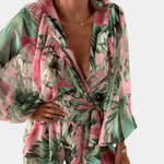 Robe d'Été Imprimé Floral pour Femmes