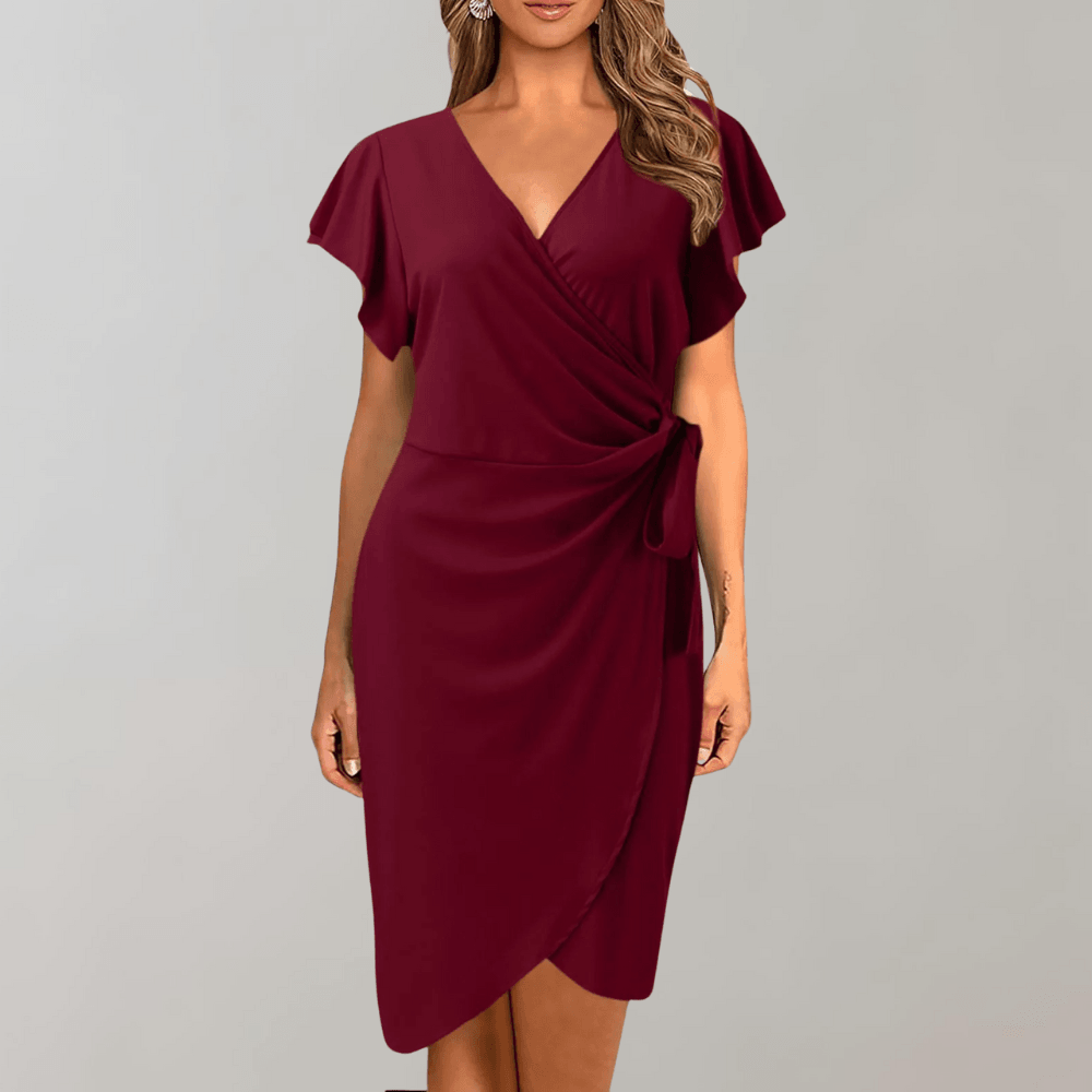 Robe d'Été Enveloppante pour Femmes
