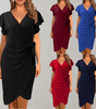 Robe d'Été Enveloppante pour Femmes